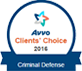 Avvo | Client's Choice | 2016 | Criminal Defense