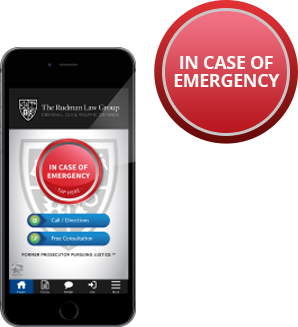 Illustration of The Rudman Law Group App on the iOS device