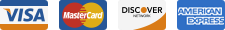 VISA | Master Card | Discover Network | American Express